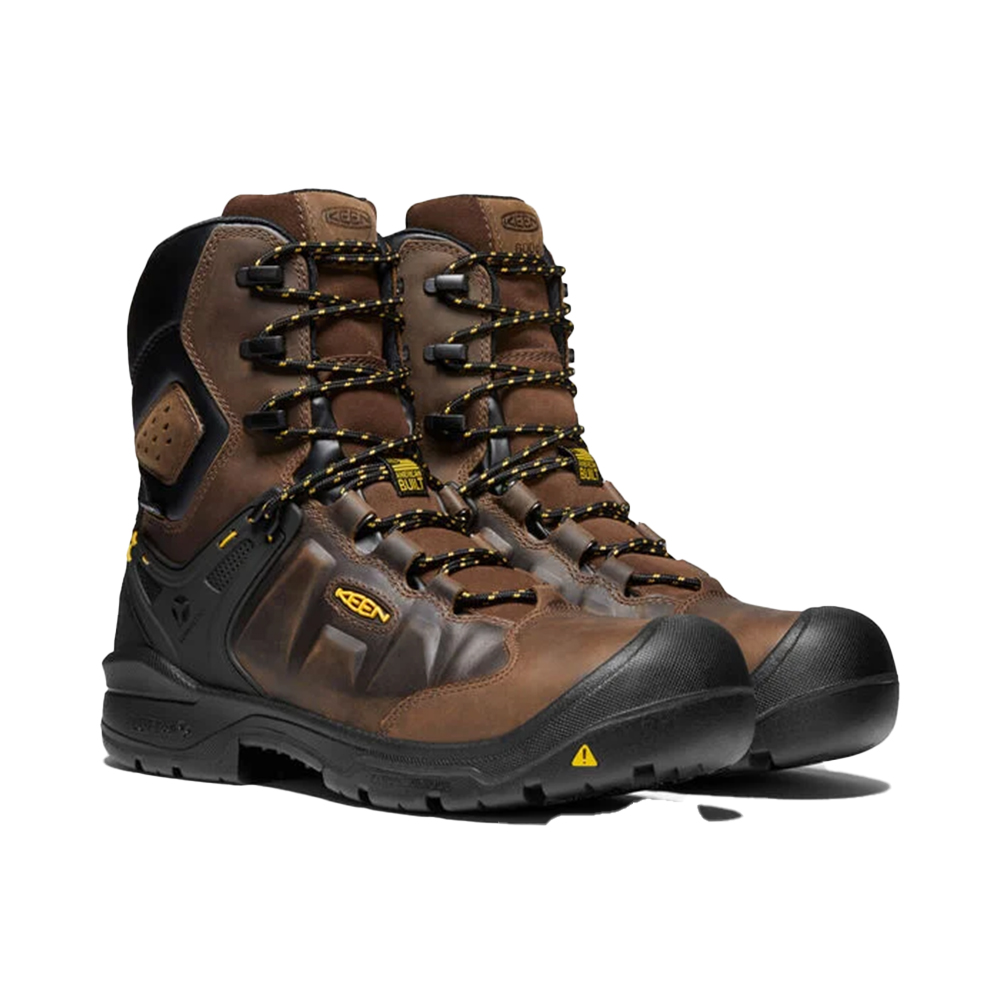 Keen Men's Dover 8 Inch Insulated Waterproof Work Boots with Carbon-Fiber Toe from Columbia Safety
